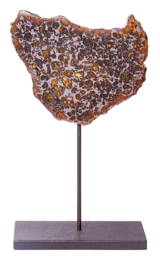 Метеорит Сеймчан 75,86 гр на подставке