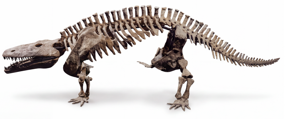 Скелет амфибии Eryops megacephalus