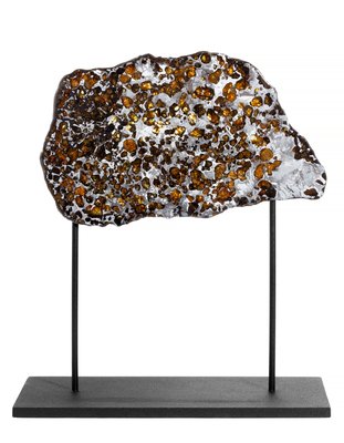 Метеорит Сеймчан (палласит) 311 г на подставке