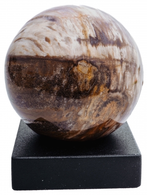 Шар из окаменелого дерева