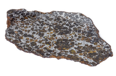 Метеорит Сеймчан (палассит) на подставке 231,94 гр