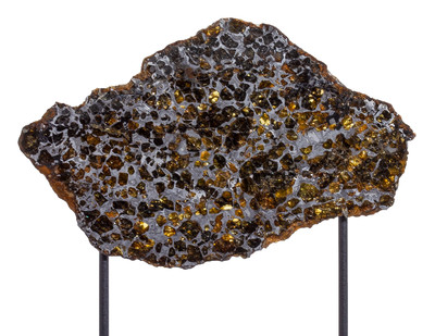 Метеорит Сеймчан (палассит) на подставке 231,94 гр