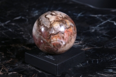 Шар из окаменелого дерева