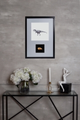 Панно с зубом динозавра Carcharodontosaurus saharicus