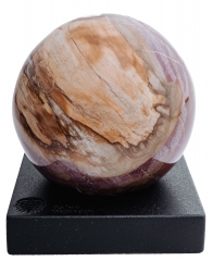 Шар из окаменелого дерева